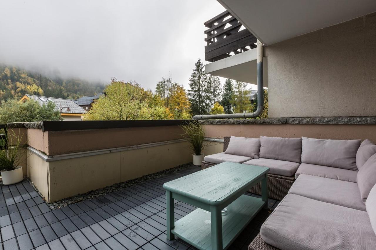 Apartment With Terrace Gentianes 1 Centre Chamonix By Aiguille Du Midi Екстер'єр фото
